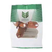 Угол наружный для плинтуса &laquo;Деконика&raquo;, с крепежом, 70 мм, 2 штуки, цвет 002 светло-серый