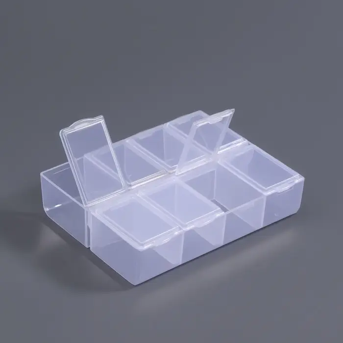 Органайзер для хранения мелочей, 8 ячеек, 11&times;9&times;2.8 см, МИКС