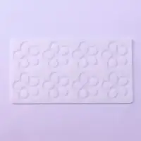 Форма для шоколада «Цветочки», силикон, 8 ячеек, 21×11×0.3 см, прозрачная