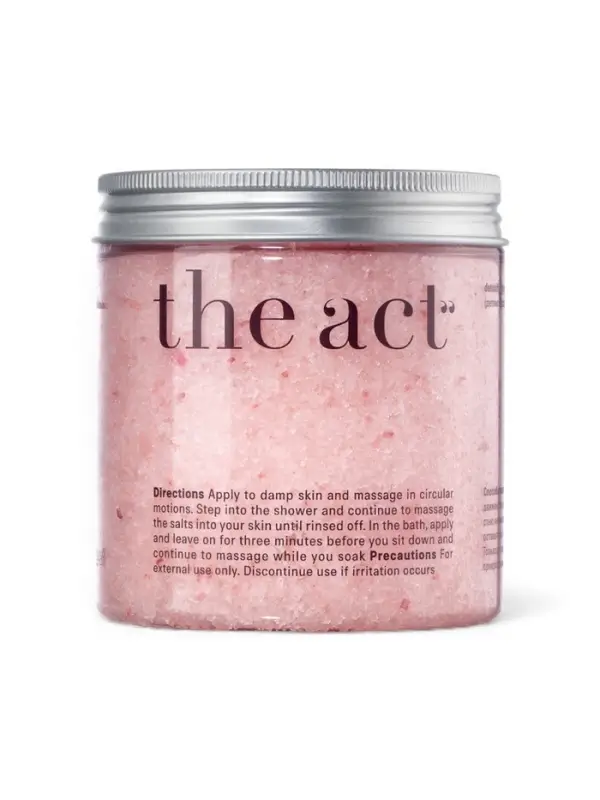 Детокс-скраб и соль для ванн The Act грейпфрут, расслабляющий, 310 мл
