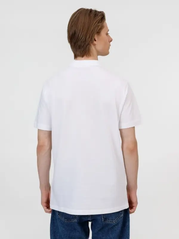 Рубашка поло унисекс Pulse, белая, размер M