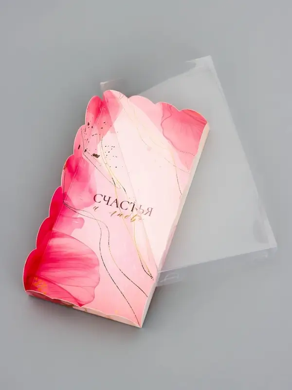 Коробка для печенья, «Счастья и любви», 10.5×20×3 см Коробка для печенья, «Счастья и любви», 10.5×20×3 см