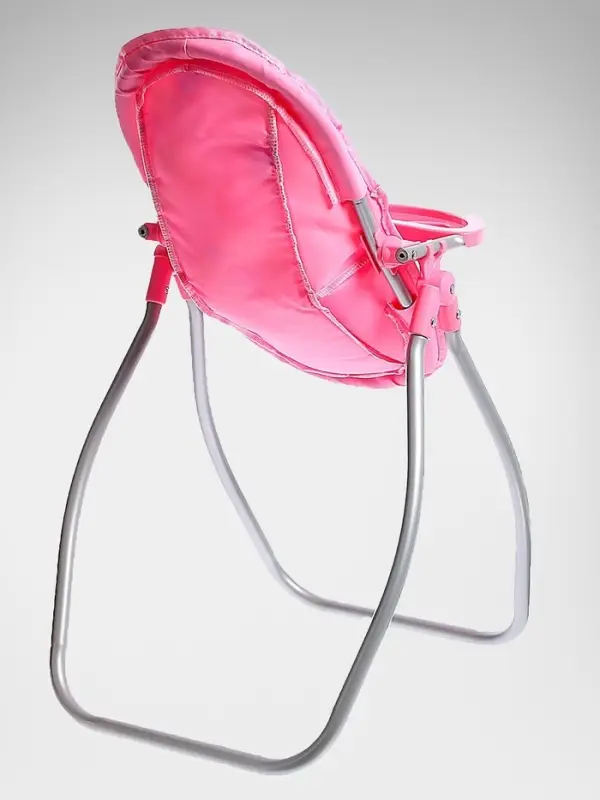 Стульчик для кормления кукол до 40 см, трансформер 3 в 1: стульчик, качели, переноска