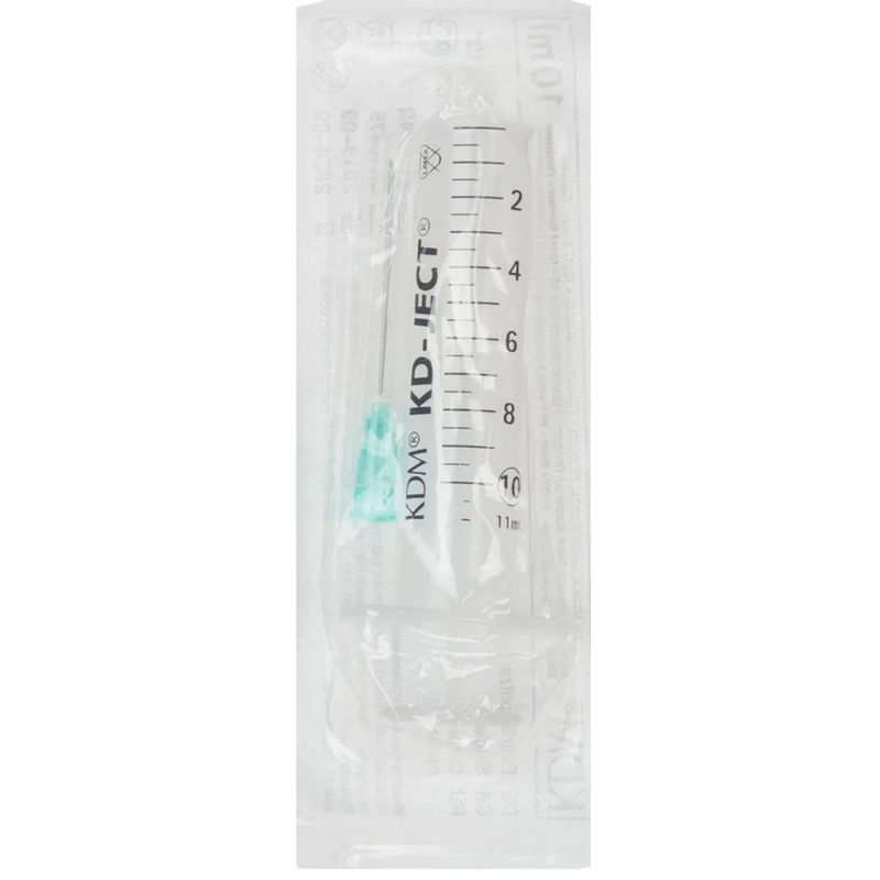 Шприц 2-комп. однораз. 10мл LS 21G(0,8x40) прил. 100шт/уп KD-Ject