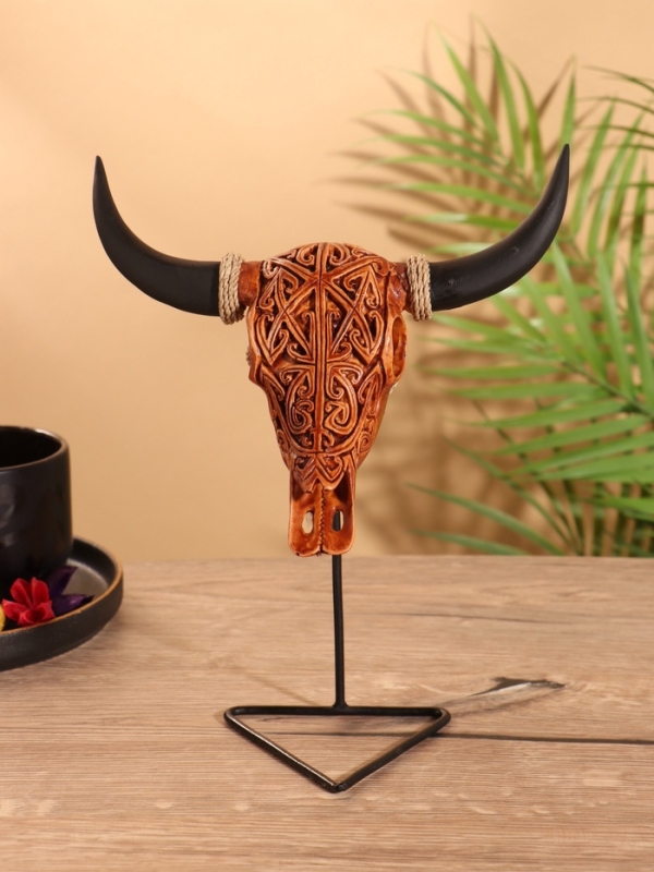 Сувенир «Череп буйвола», на стойке, 18×10×21 см Сувенир «Череп буйвола», на стойке, 18×10×21 см