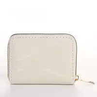 Кошелёк женский на молнии 11&times;2.5&times;9 см, однотонный, светло-бежевый