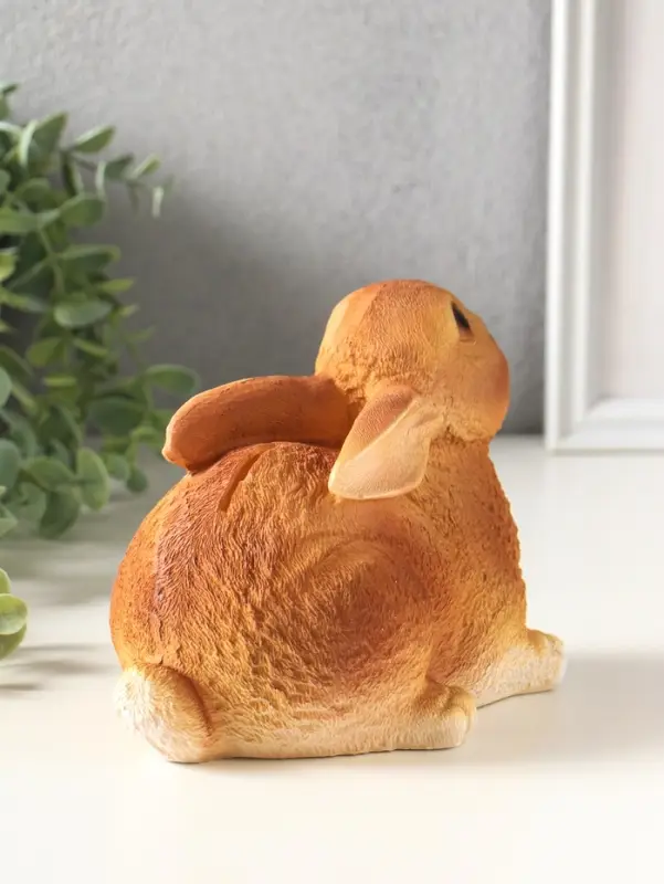 Копилка для денег &laquo;Кролик&raquo;, 13&times;12&times;18 см, коричневый