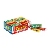 Жевательная резинка Turbo ассорти вкусов с наклейкой, 14 г