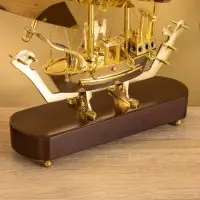 Корабль сувенирный 23х6,5х30 см, латунь