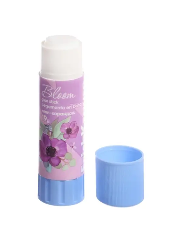 Клей-карандаш, ErichKrause EasyStick Pastel Bloom, PVP, экономичный расход, 19 г, МИКС