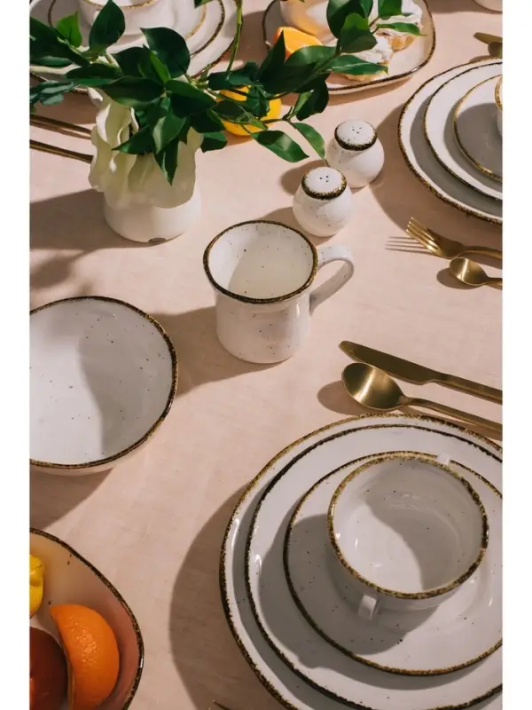 Миска Magistro Alpine Frost, 750 мл, 16.9&times;7.3 см, фарфор, белая