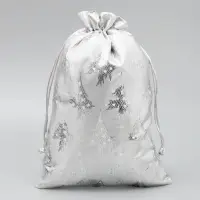 Мешочек подарочный новогодний парча &laquo;С Новым Счастьем&raquo;, 20&times;30 см &plusmn; 1.5 см