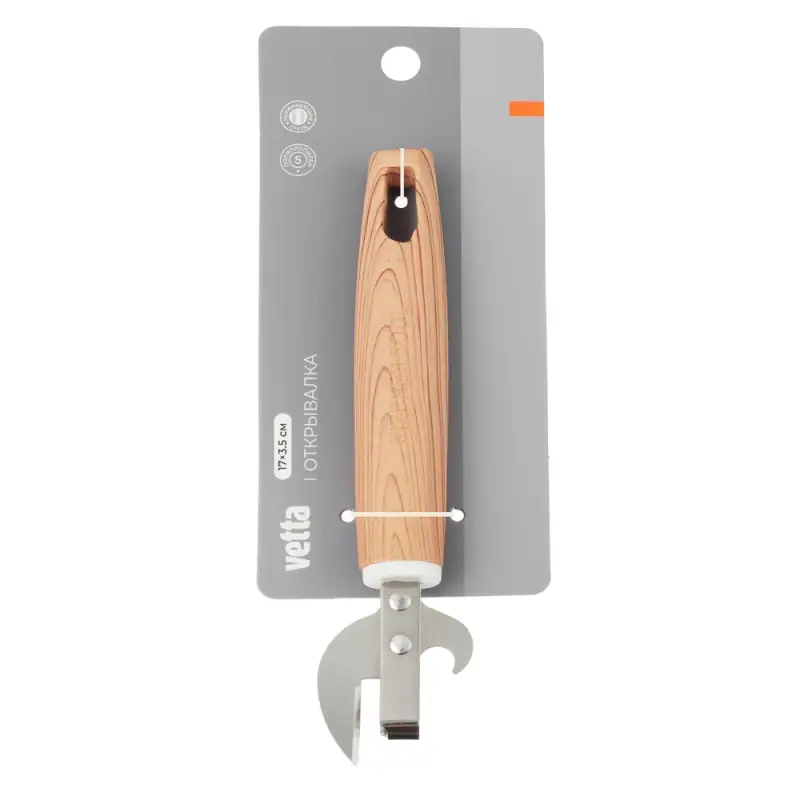 VETTA Стем Открывалка, 17x3,5см, нерж.сталь, полипропилен