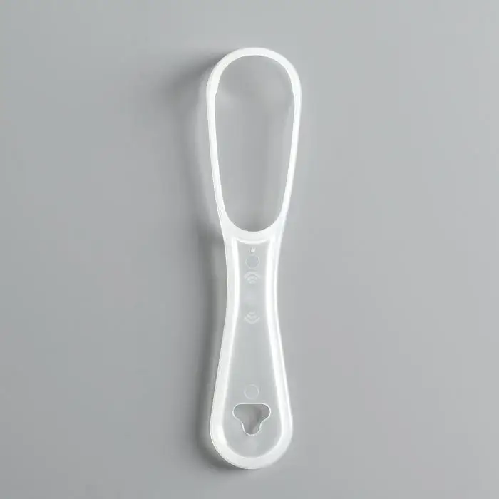 Скребок для чистки языка, прозрачный Скребок для чистки языка, прозрачный