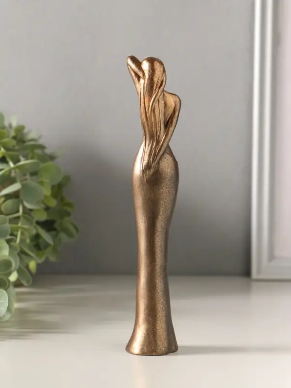 Статуэтка "Эстетика" 19х3х4 см, бронза