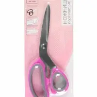 Ножницы портновские, скошенное лезвие, 8", 21 см, МИКС