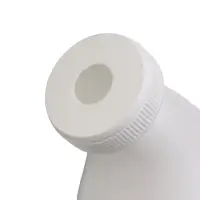 Бутылка для выпойки телят, 2 л, с ручкой, с крышкой, пластик, белая