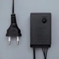 Гирлянда &laquo;Нить&raquo; 10 м, IP44, тёмная нить, 100 LED, свечение мульти, 8 режимов, 220 В