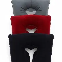 Подушка надувная для шеи, дорожная, 38&times;24 см, МИКС