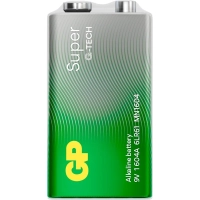 Батарейка GP Super 6LR61/Крона 9V/1604A 1604A-5CR1/1604AA21-5CRSBC1 бл/1