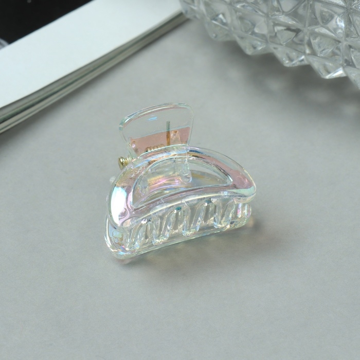 Краб для волос  Краб для волос "Аванти" (набор 6 шт) дуга, 2,5 см, прозрачный