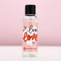 Пена для ванны Love, 100 мл, аромат кокоса, Чистое счастье