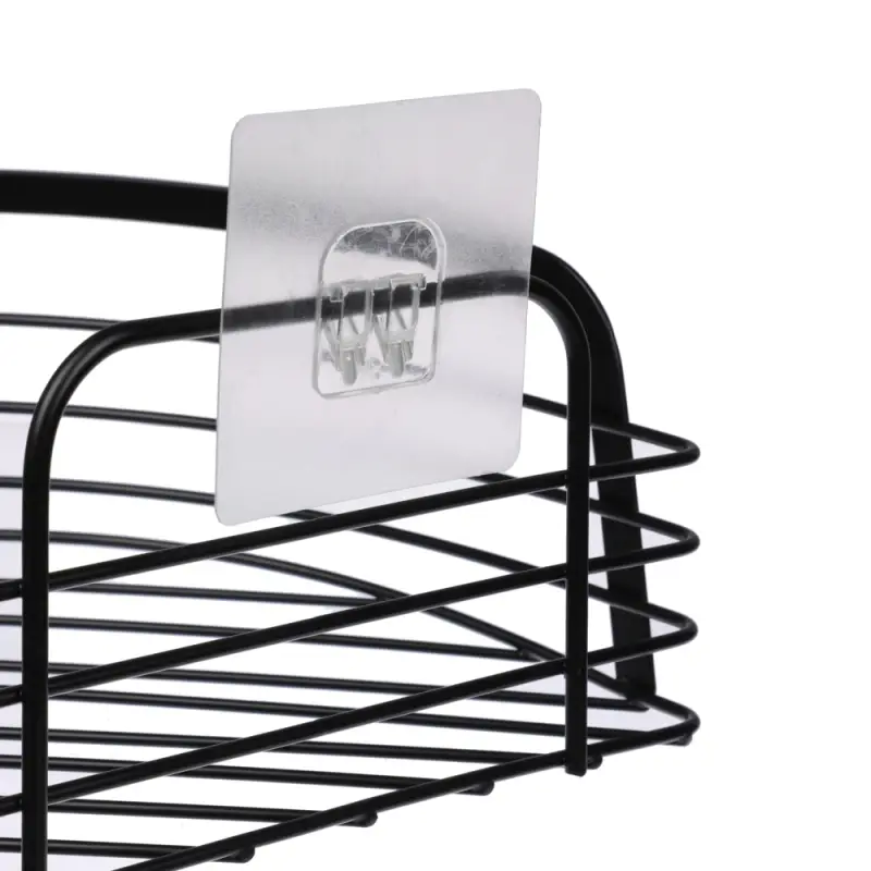 VETTA Полка настенная, угловая, металл, 30x22x9 см, черный