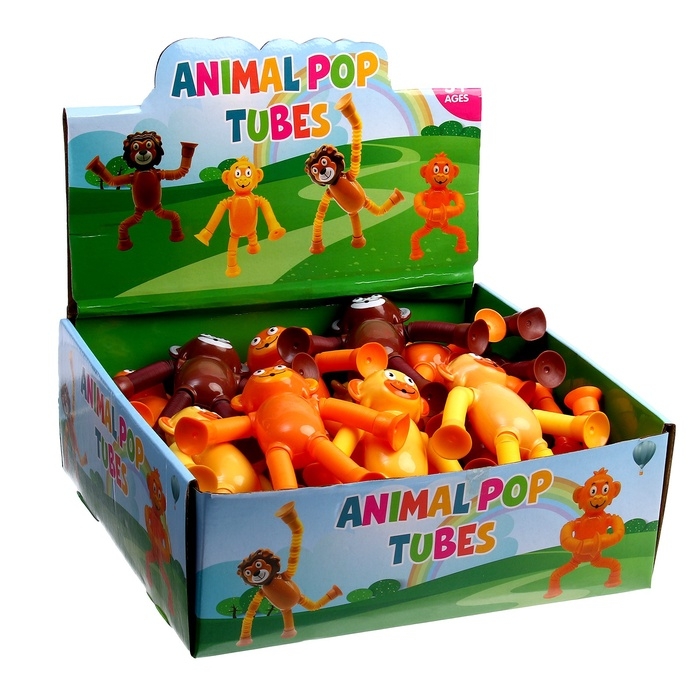 Развивающая игрушка «Обезьянка» с присосками, цвета МИКС