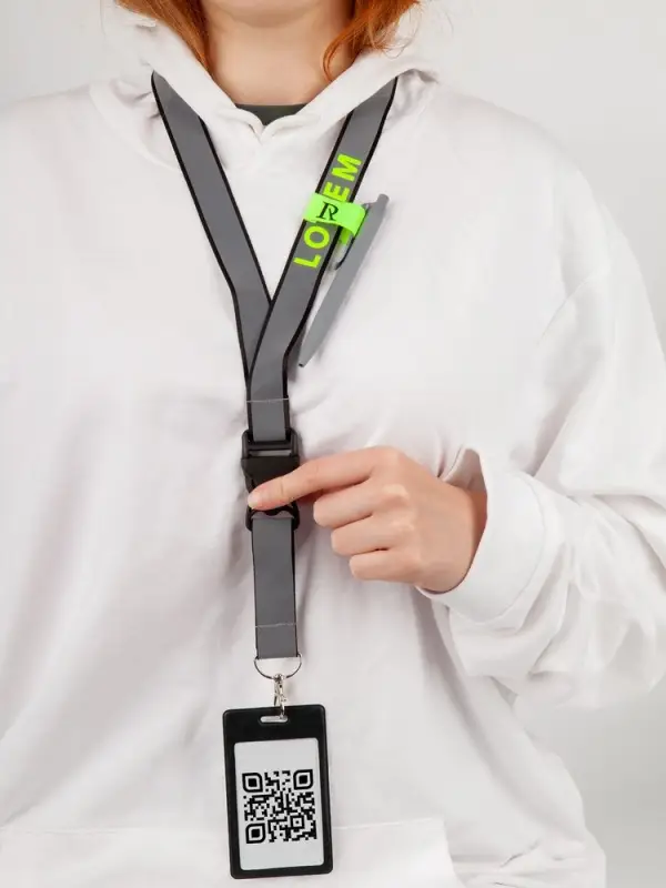 Лента светоотражающая Interlevel, черная с серым Лента светоотражающая Interlevel, черная с серым