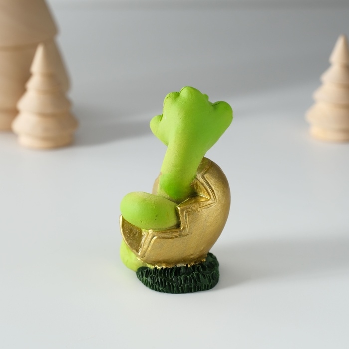 Сувенир полистоун Сувенир полистоун "Змейка в скорлупе" МИКС 4х4х6,5 см