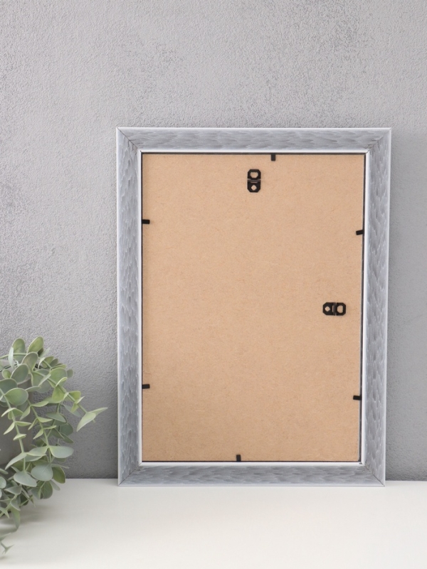 Фоторамка пластик Фоторамка пластик "МИРАМ" 21х29,7 см (A4), белый с золотом