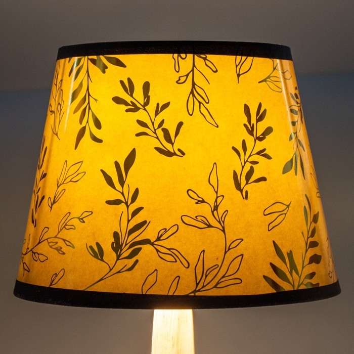 Абажур Абажур "Листья" Е14 серый 20x20x15 см