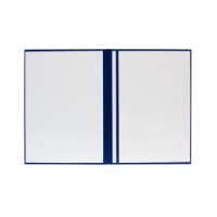 Папка адресная КОНКОРД, синий, А4