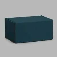 Коробка самосборная "Почтовая", изумрудная, 30 х 20 х 15 см