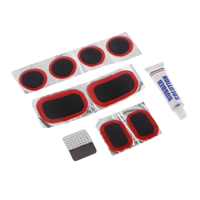 Резиновые заплатки для ремонта шин, TORSO, набор 8 шт Резиновые заплатки для ремонта шин, TORSO, набор 8 шт