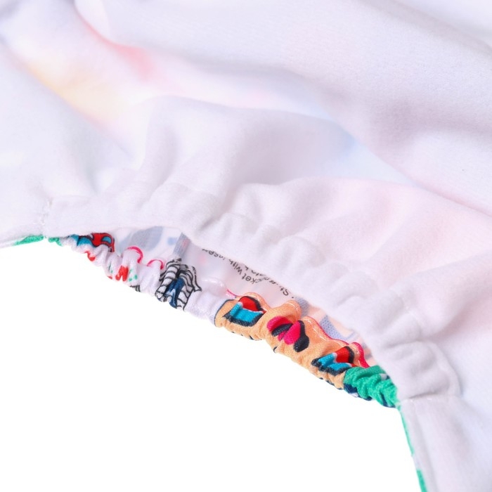 Трусики-подгузник, многоразовый «Океан» на кнопках (S,М,L), Крошка Я