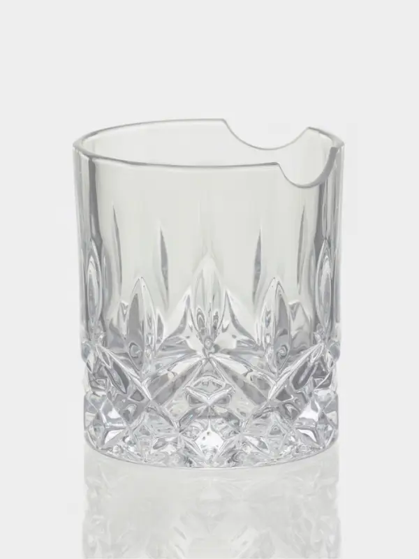 Стакан для виски Old Fashioned, 300 мл, с подставкой под сигару, стекло, прозрачный