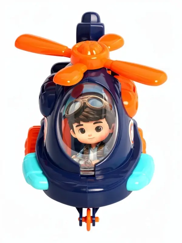 Заводная игрушка &laquo;Вертолёт&raquo;, цвет МИКС