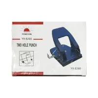 Дырокол на 30 листов, большой, металлический, с металлической линейкой, МИКС