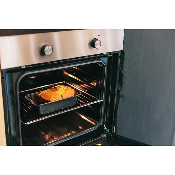 Форма для выпечки Доляна «Жаклин. Хлеб», 25×13×6 см, антипригарное покрытие, цвет чёрный