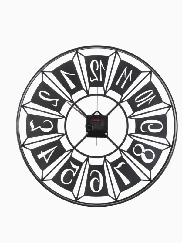 Часы настенные интерьерные &laquo;Гармошка&raquo;, бесшумные, плавный ход, d=40 см, металл, белые