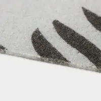 Коврик придверный Доляна Welcome home, 48&times;78 см, серый