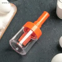 Кисть с ёмкостью, силикон, 6×15 см, МИКС Кисть с ёмкостью, силикон, 6×15 см, МИКС