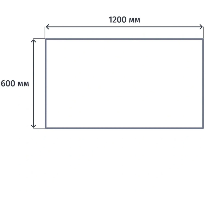 Стол письменный Easy One LT 22/16 (1200х600х740 мм) Серый