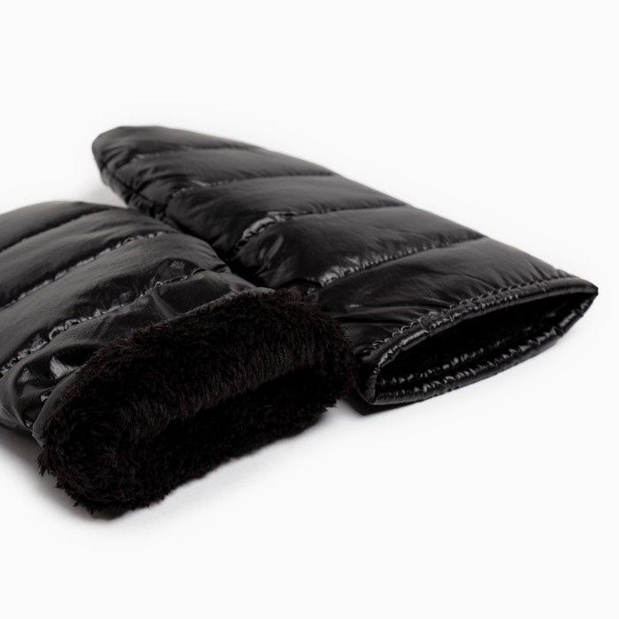 Варежки женские MINAKU, р-р 23 см, цв.черный Варежки женские MINAKU, р-р 23 см, цв.черный