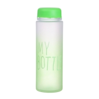 Бутылка для воды, напитков, спортивная, в школу, 500 мл, My bottle,19.5 х 6 см, зеленая
