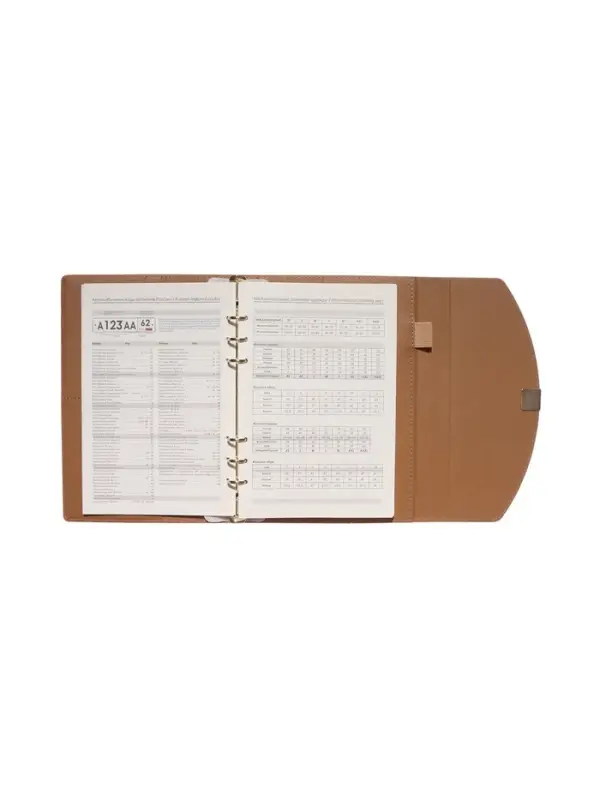 Органайзер на кольцах, A5, с клапаном, 80л, линия, к/зам, Оражевый Органайзер на кольцах, A5, с клапаном, 80л, линия, к/зам, Оражевый