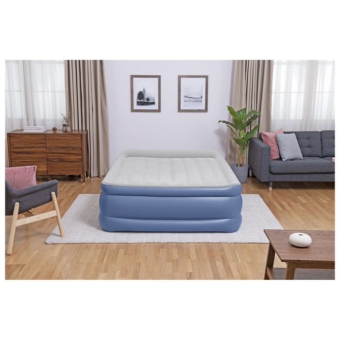 Кровать надувная Queen 203 х 152 х 56 см со встроенным электронасосом 67614 Кровать надувная Queen 203 х 152 х 56 см со встроенным электронасосом 67614