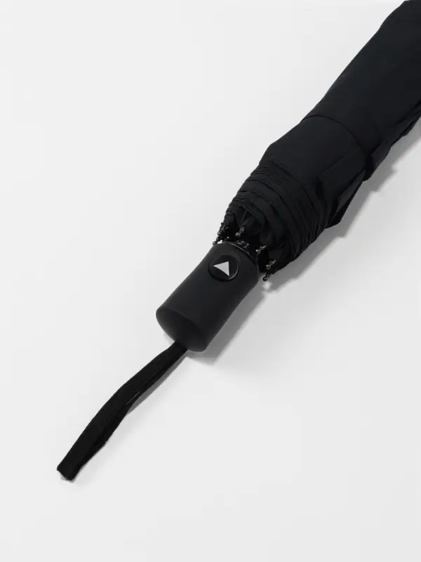 Зонт полуавтоматический &laquo;Тучи&raquo;, эпонж, 3 сложения, 8 спиц, R=50/58 см, d=100 см, чёрный