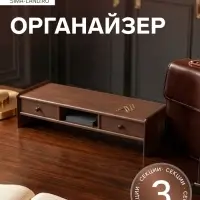 Органайзер с двумя выдвижными ящиками, 50&times;19&times;12 см